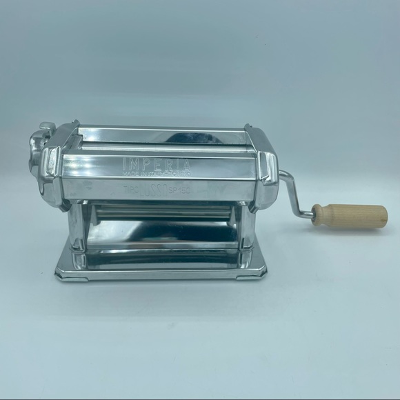 Kitchen Vintage Imperia Tipo Lusso Sp15 Heavy Duty Pasta Machine Made
